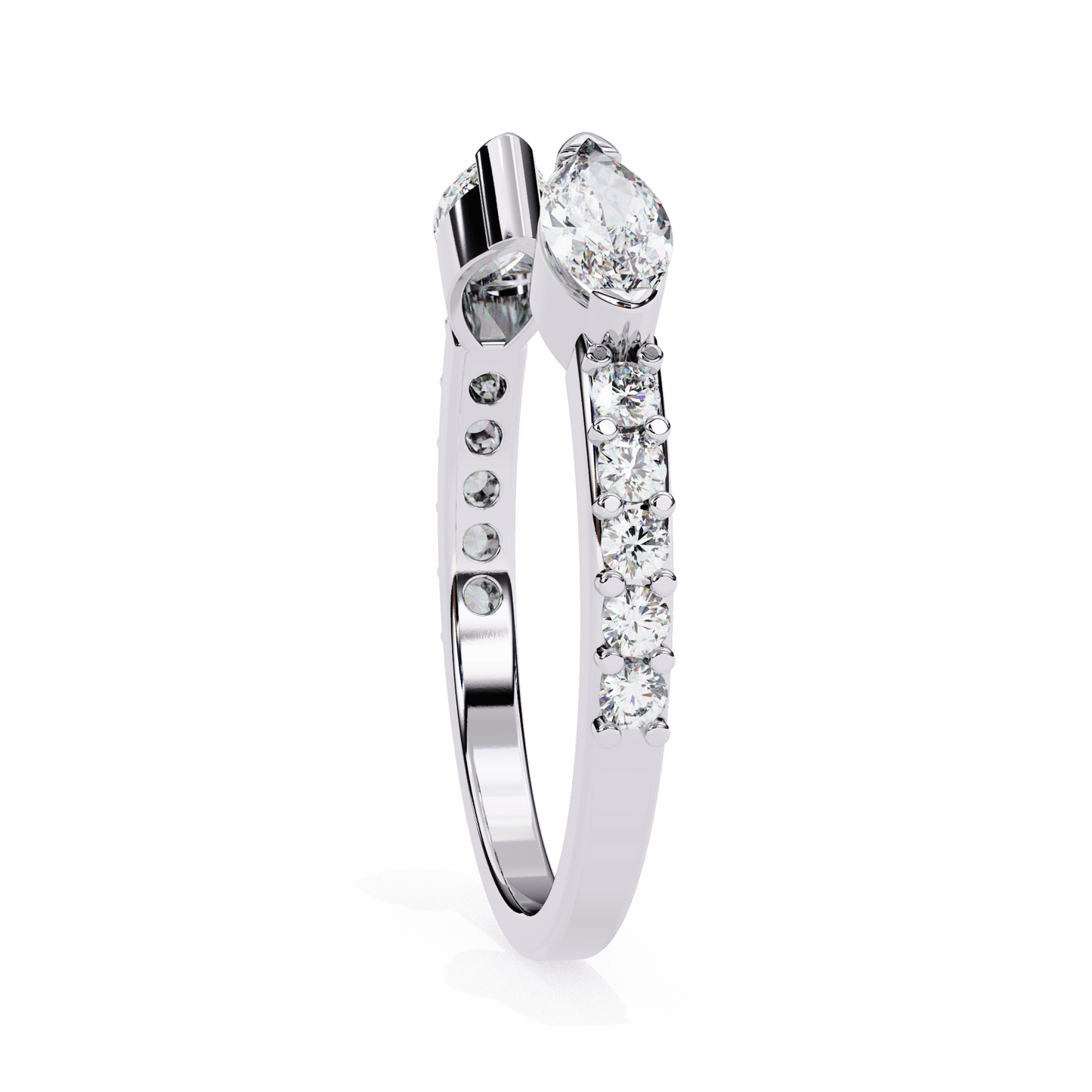 Leonie – Open Marquise Diamond Band