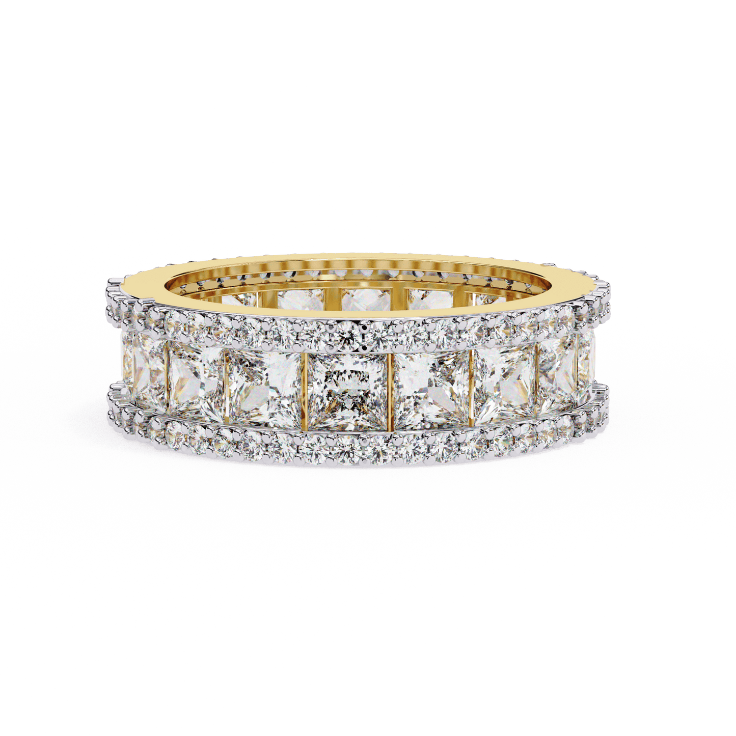 Venice – Princess-Cut Diamond Eternity Band