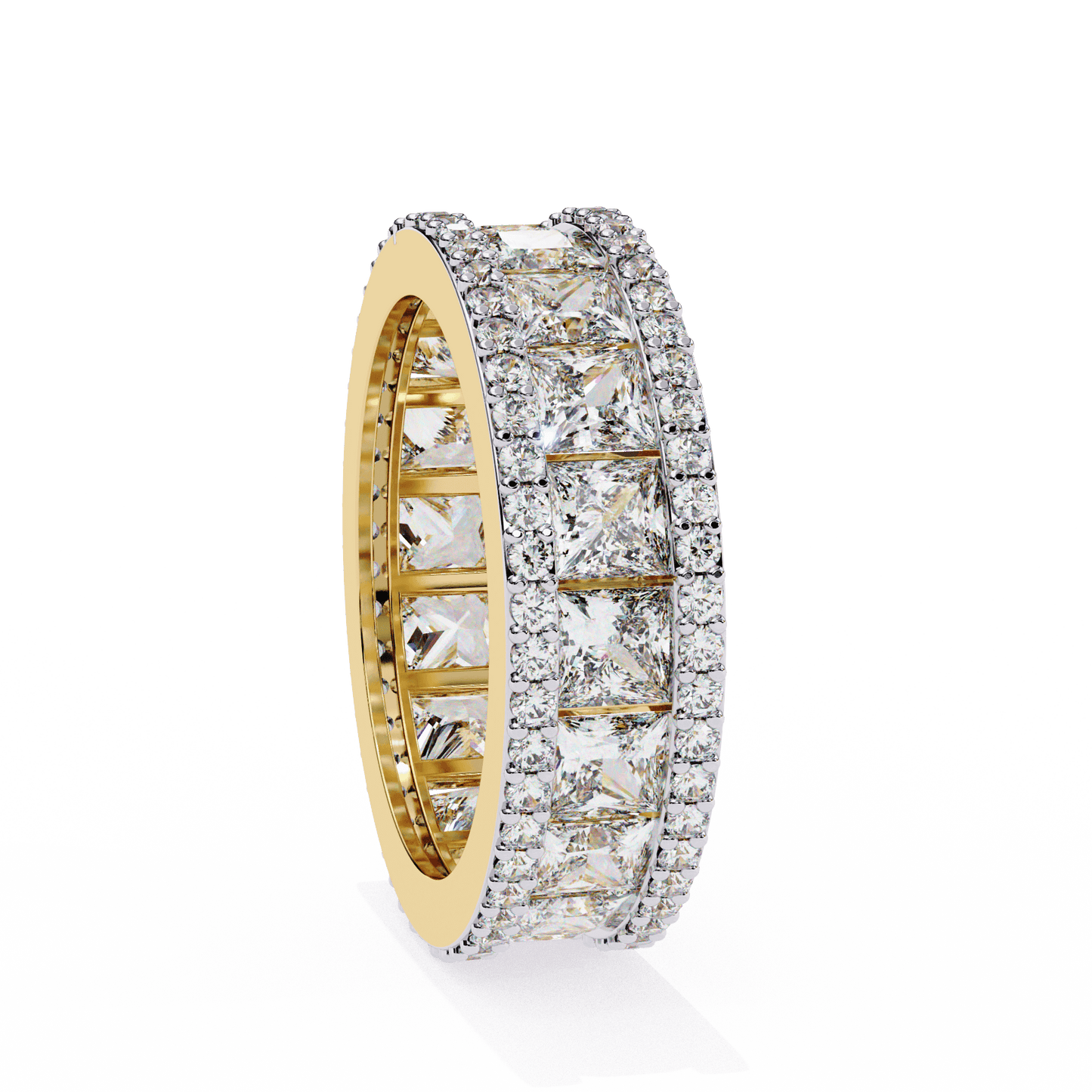 Venice – Princess-Cut Diamond Eternity Band