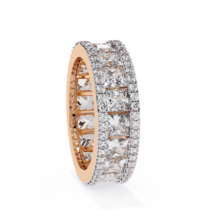 Venice – Princess-Cut Diamond Eternity Band