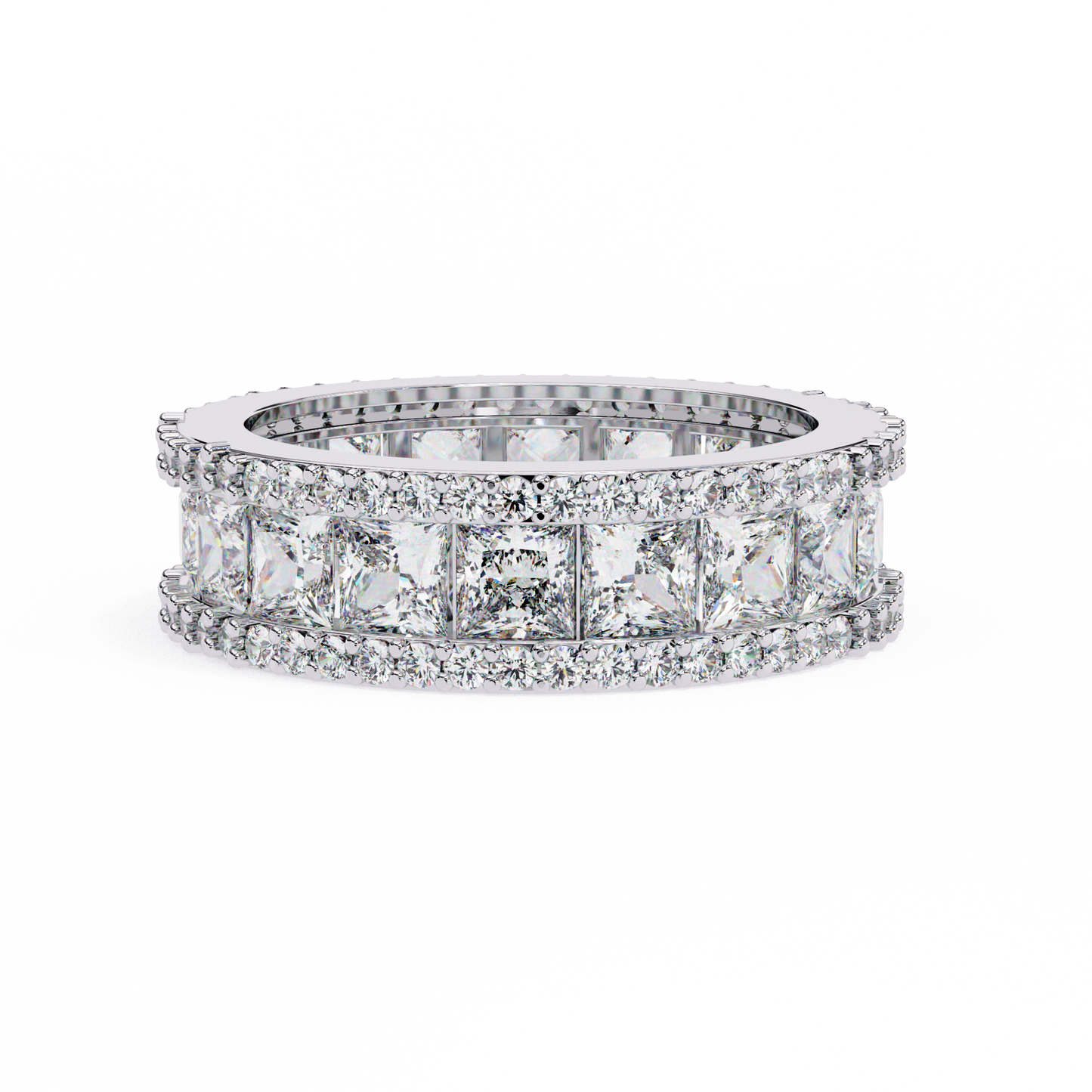 Venice – Princess-Cut Diamond Eternity Band