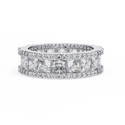 Venice – Princess-Cut Diamond Eternity Band