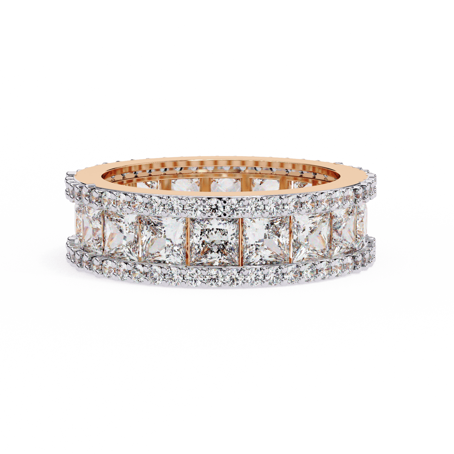 Venice – Princess-Cut Diamond Eternity Band