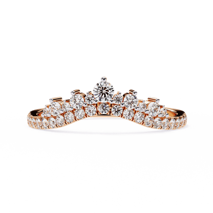 Genevieve – Shaped Diamond Tiara Band