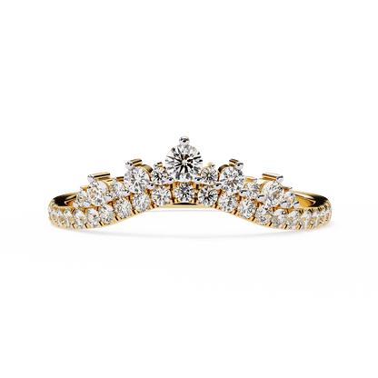 Genevieve – Shaped Diamond Tiara Band