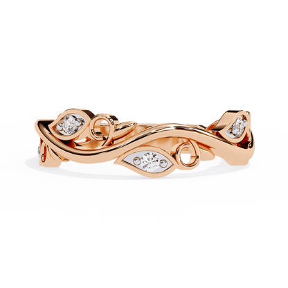 Vinyet – Vine-Inspired Diamond Band