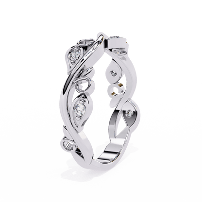 Vinyet – Vine-Inspired Diamond Band