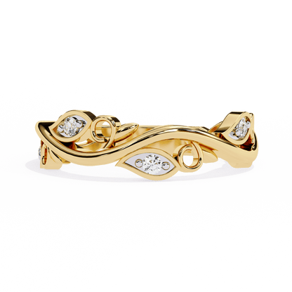 Vinyet – Vine-Inspired Diamond Band