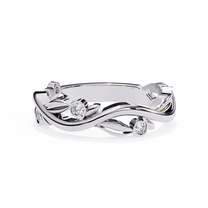 Blossom – Vine-Inspired Diamond Band