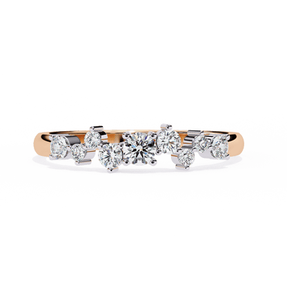 Eleanora – Scalloped Tapered Band