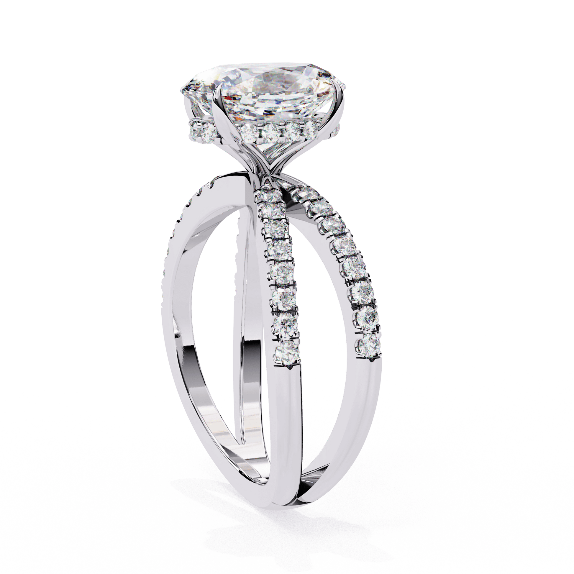 Carat House Dubai Sybil jewelry piece with intricate design and sparkling gemstones, showcasing elegant craftsmanship.