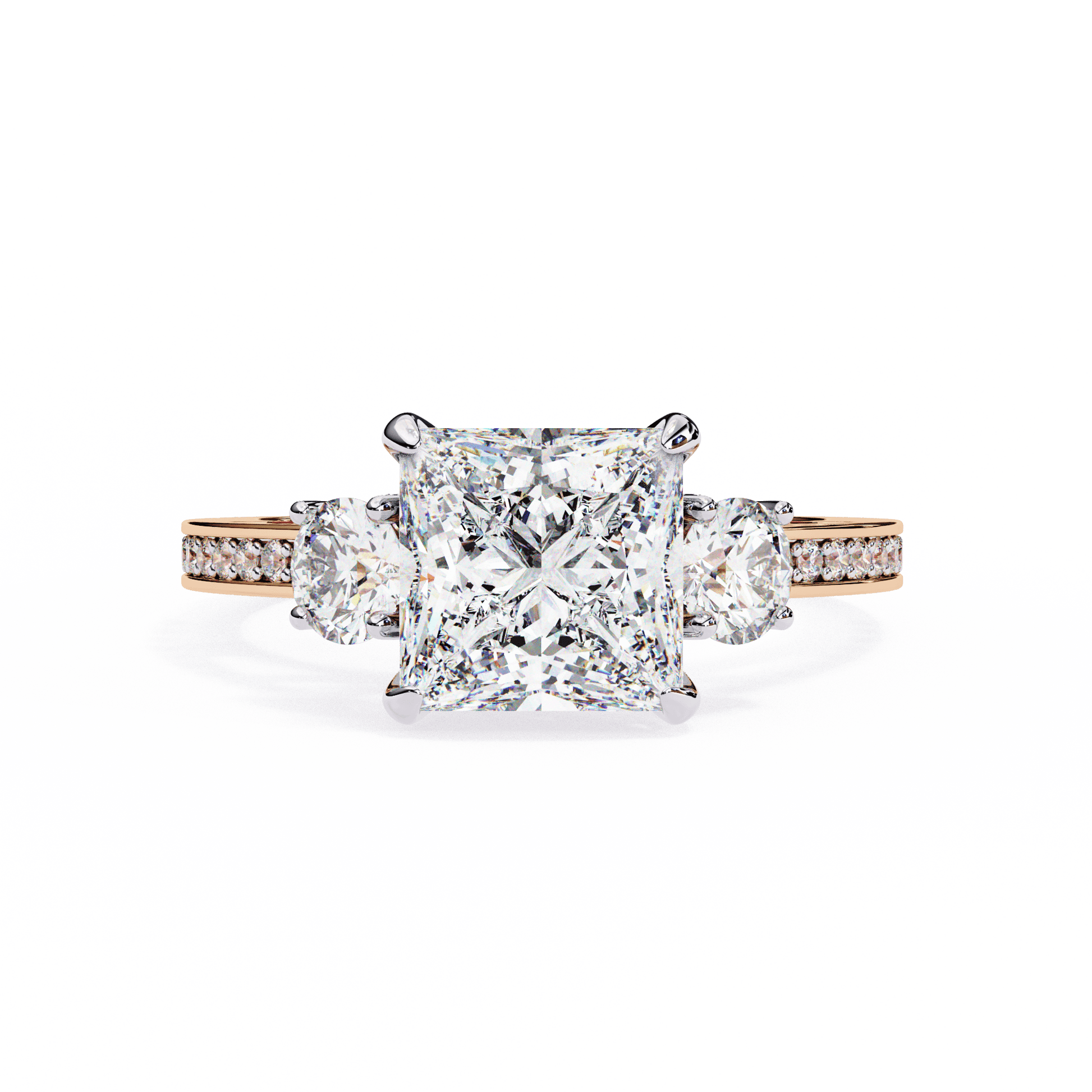 Valeria — Oval cut lab grown and natural diamond engagement ring — bypass, solitaire — Carat House