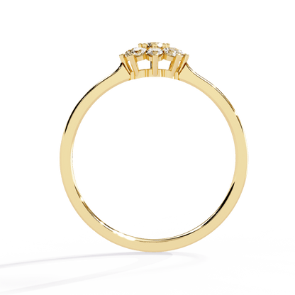 Dawn – Diamond Floral Cluster Ring