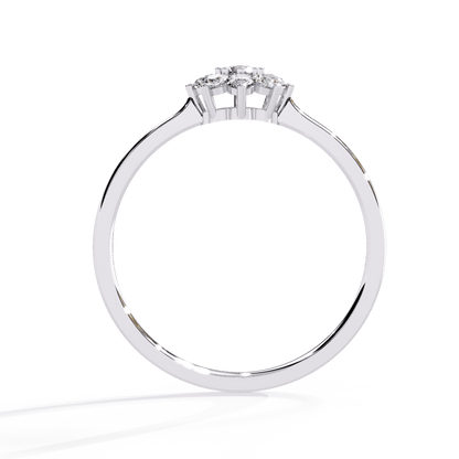 Dawn – Diamond Floral Cluster Ring