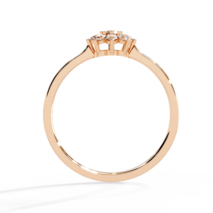 Dawn – Diamond Floral Cluster Ring