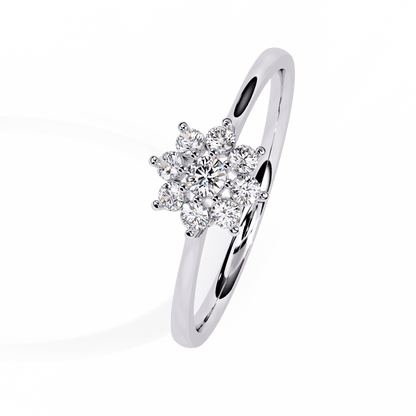 Dawn – Diamond Floral Cluster Ring
