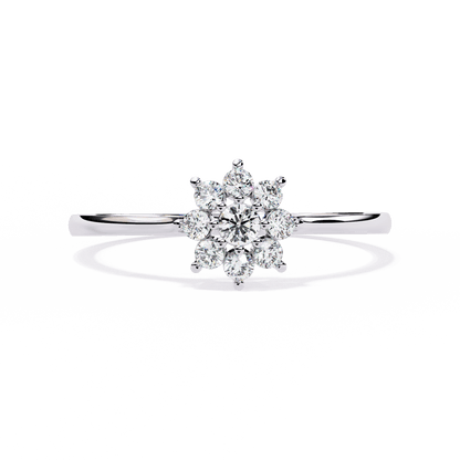 Dawn – Diamond Floral Cluster Ring