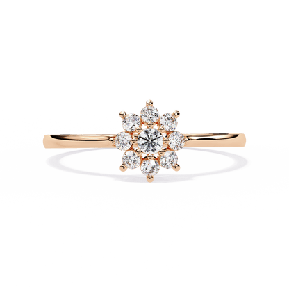 Dawn – Diamond Floral Cluster Ring