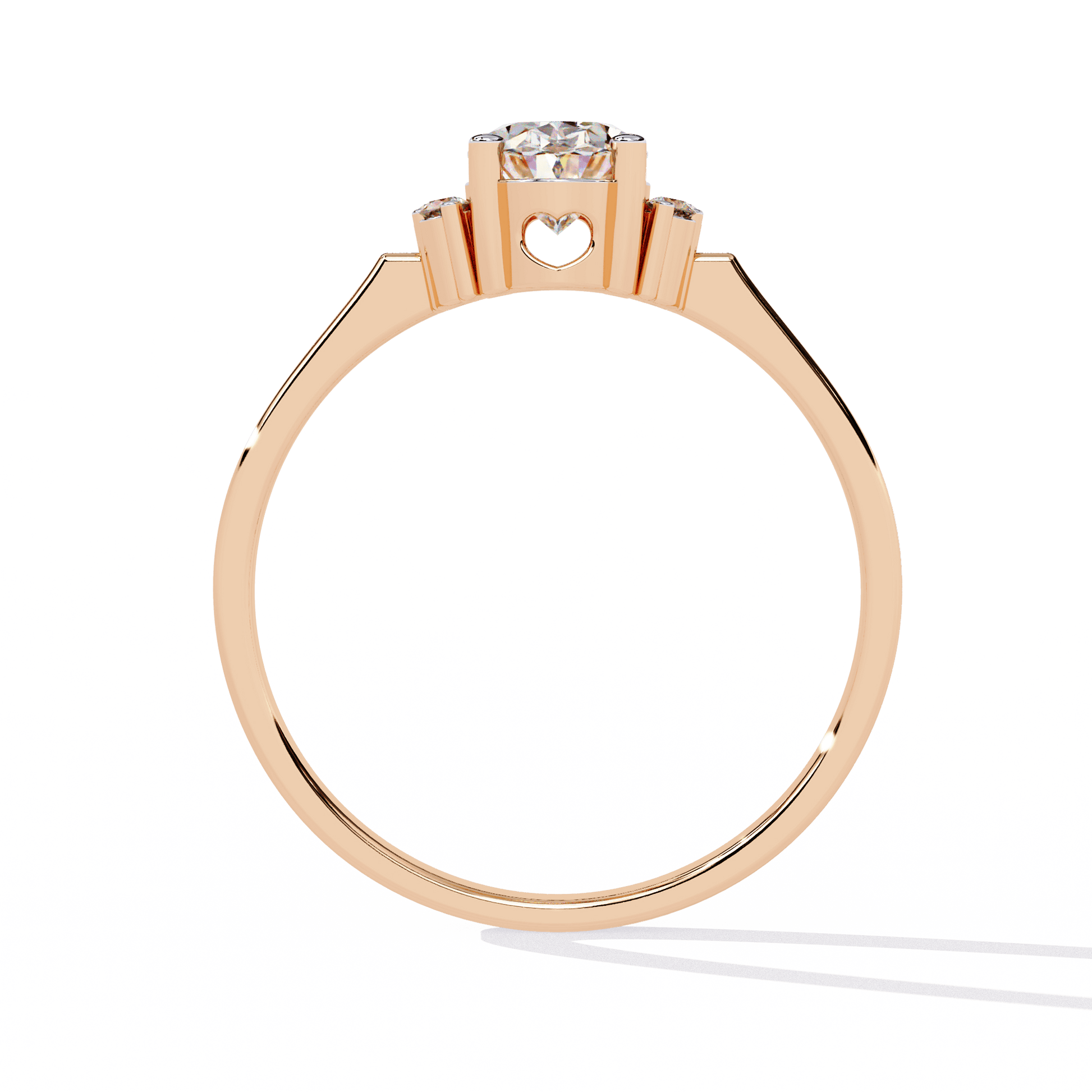 Aaliyah — Oval cut lab grown and natural diamond engagement ring — halo, cathedral — Carat House
