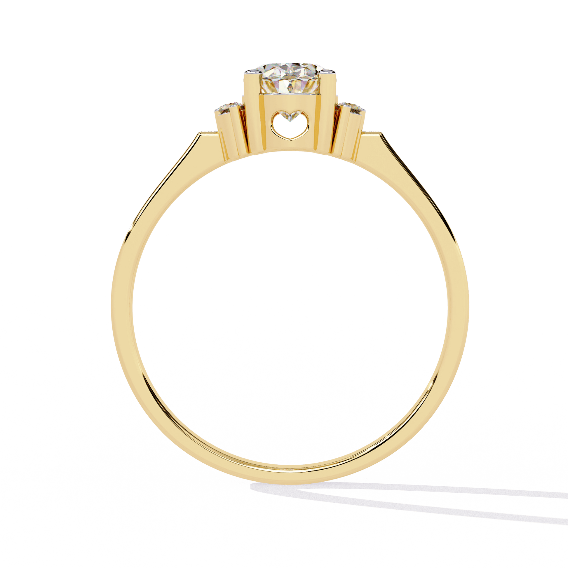 Aaliyah — Oval cut lab grown and natural diamond engagement ring — halo, cathedral — Carat House
