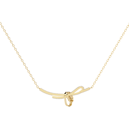 Rakel - Diamond Bow Necklace