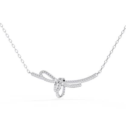 Rakel - Diamond Bow Necklace