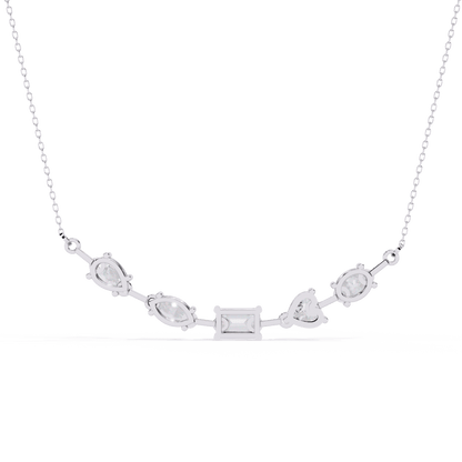 Quinn – Mixed-Cut Certified Diamond Necklace