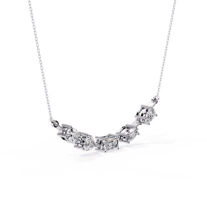 Quinn – Mixed-Cut Certified Diamond Necklace
