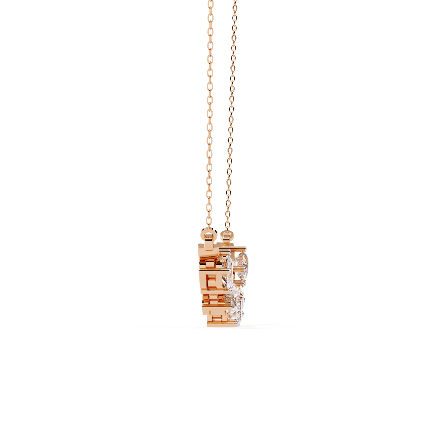 Quinn – Mixed-Cut Certified Diamond Necklace