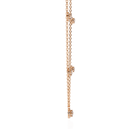 Brooke – Floating Halo Drop Necklace
