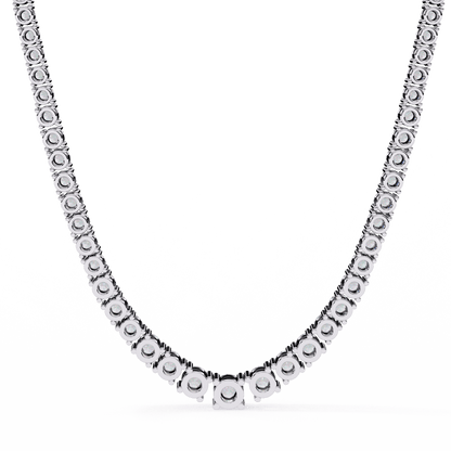 Majesty– Graduated Tennis Necklace