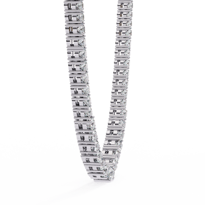 Majesty– Graduated Tennis Necklace
