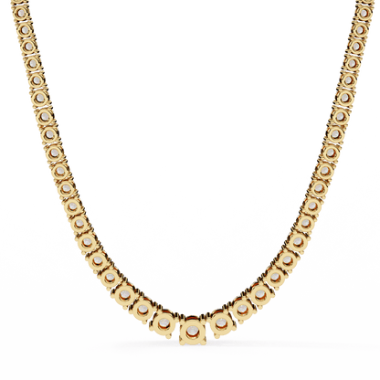 Majesty– Graduated Tennis Necklace