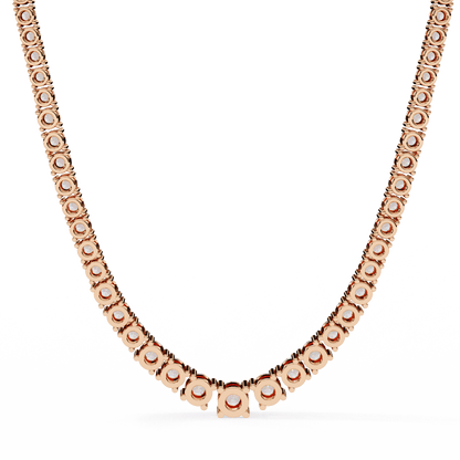 Majesty– Graduated Tennis Necklace