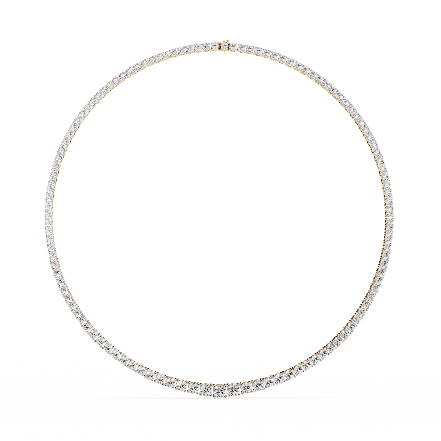 Majesty– Graduated Tennis Necklace