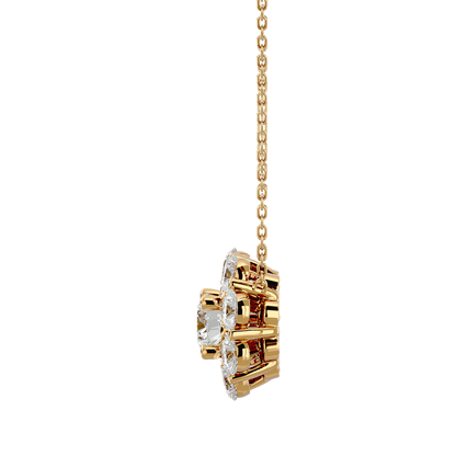 Melanie- Diamond Cluster Pendant