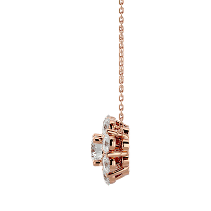 Melanie- Diamond Cluster Pendant