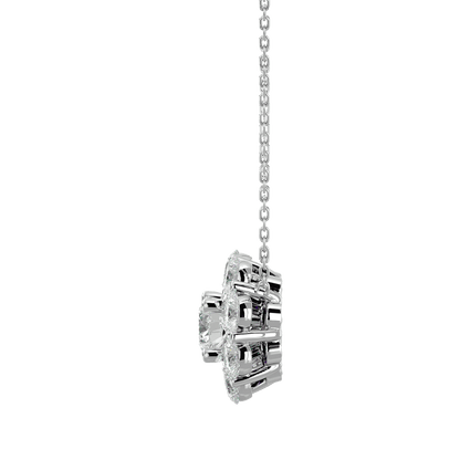 Melanie- Diamond Cluster Pendant