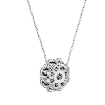 Melanie- Diamond Cluster Pendant