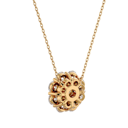 Melanie- Diamond Cluster Pendant