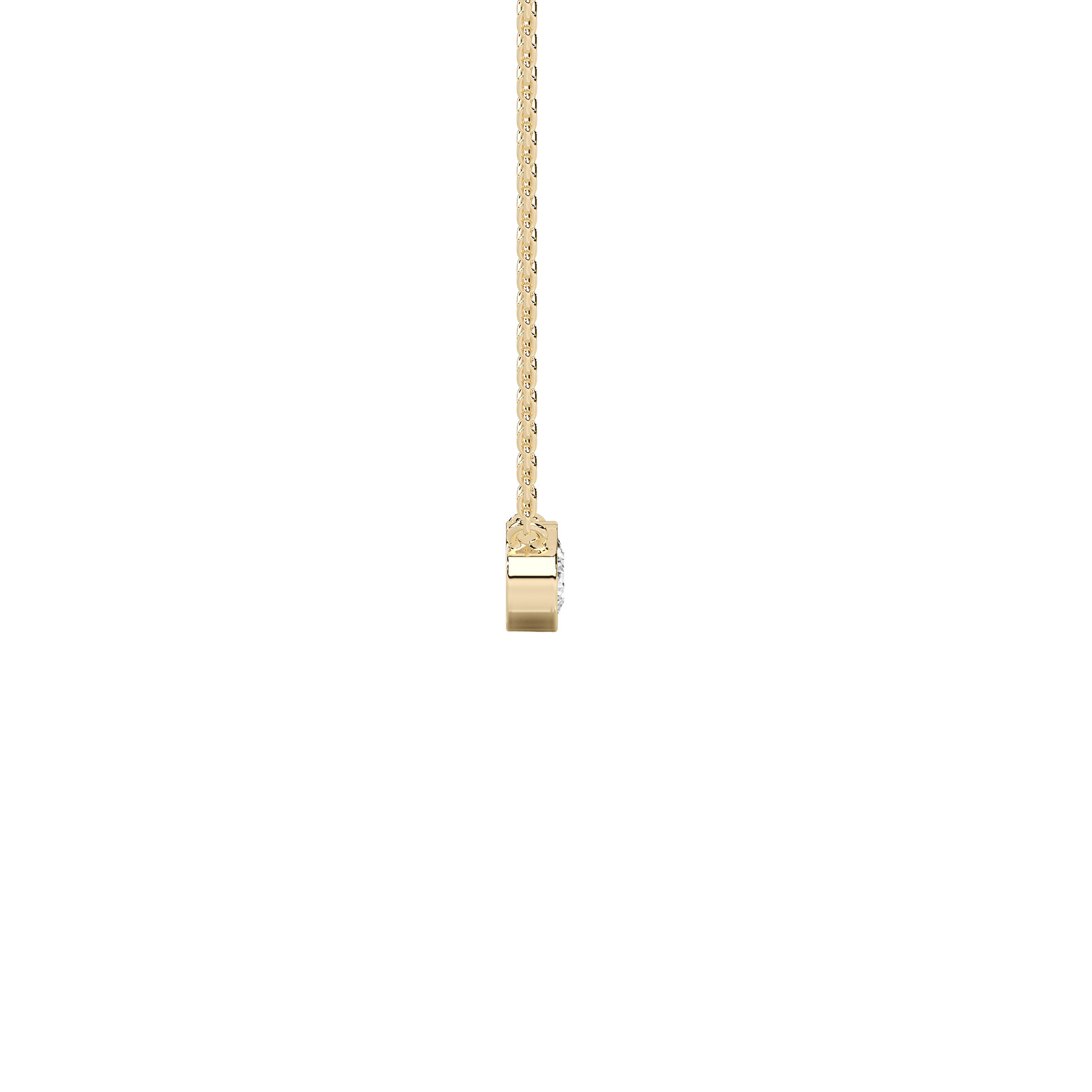 Elegant Ciel five-stone diamond pendant by Carat House Dubai featuring sparkling diamonds on a delicate chain.