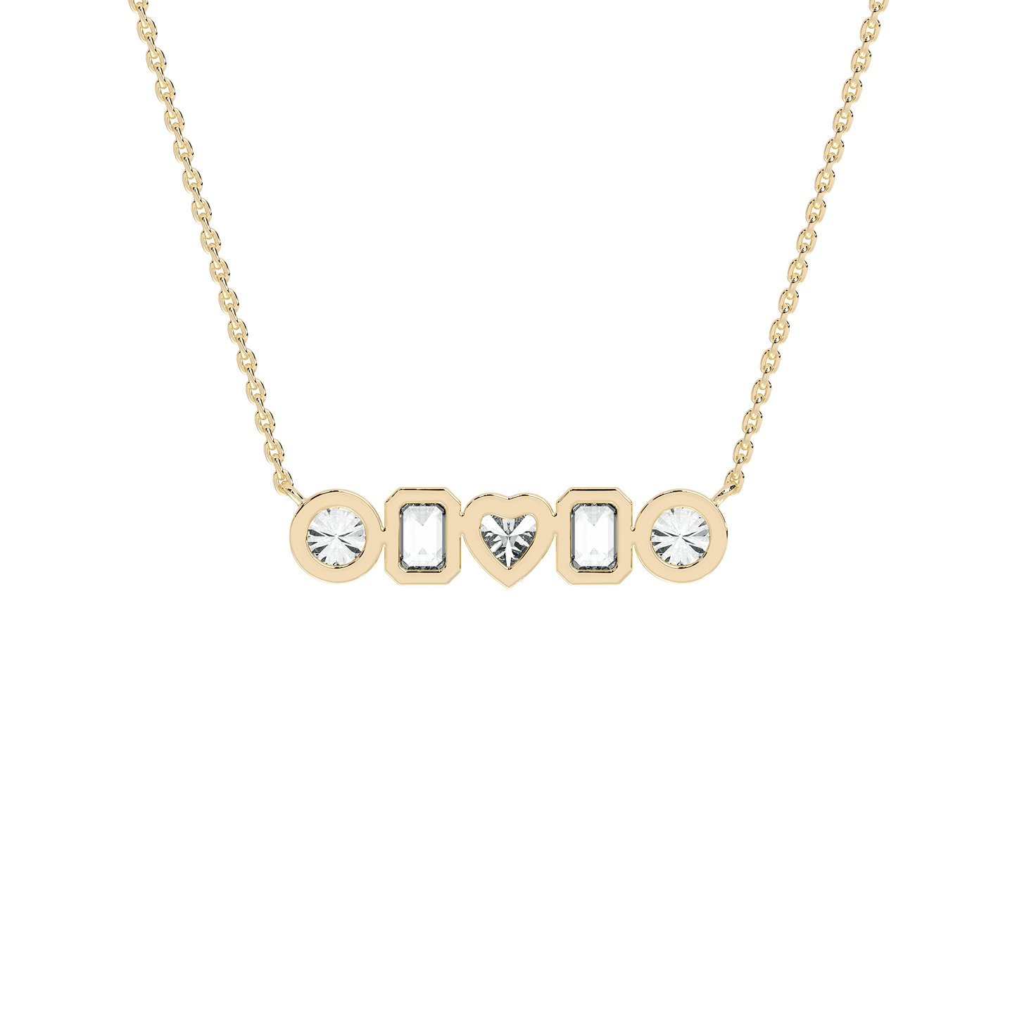 Ciel – Five-Stone Diamond Pendant