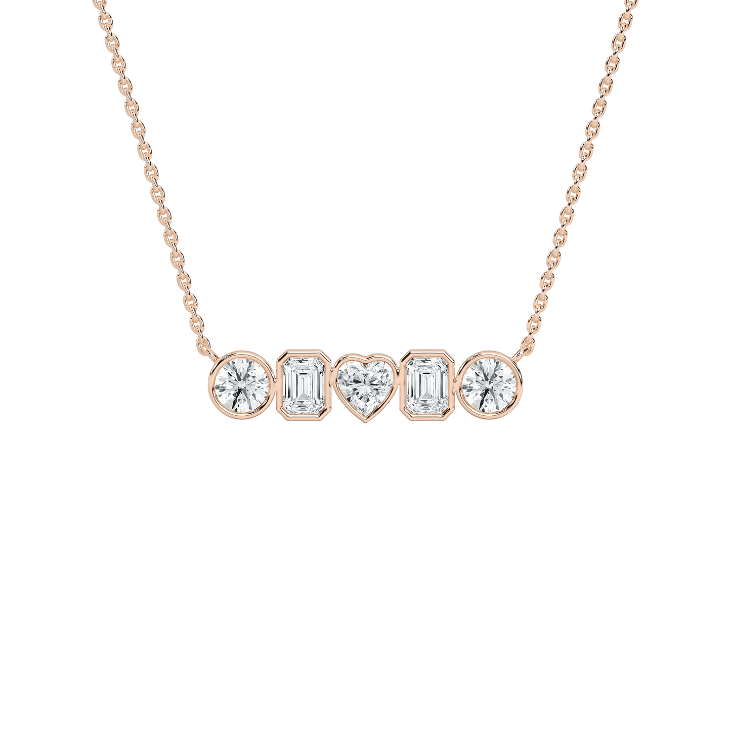 Ciel – Five-Stone Diamond Pendant