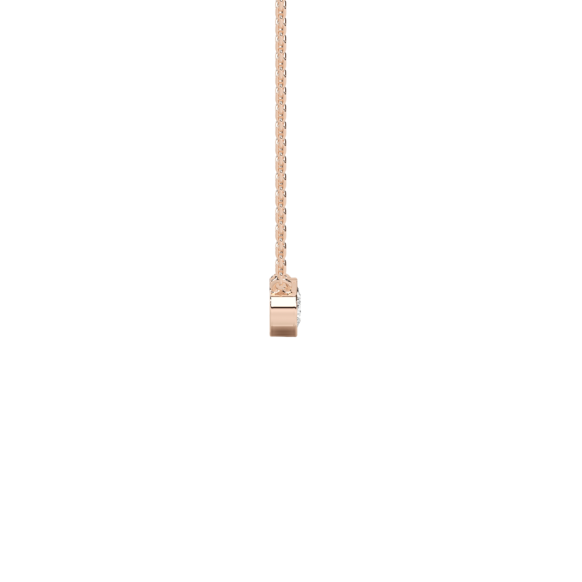 Carat House Dubai Ciel five-stone diamond pendant featuring sparkling diamonds on a delicate chain.