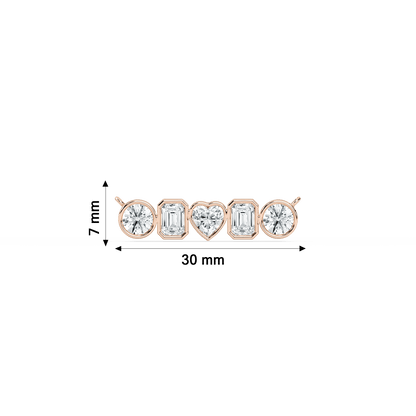 Ciel – Five-Stone Diamond Pendant