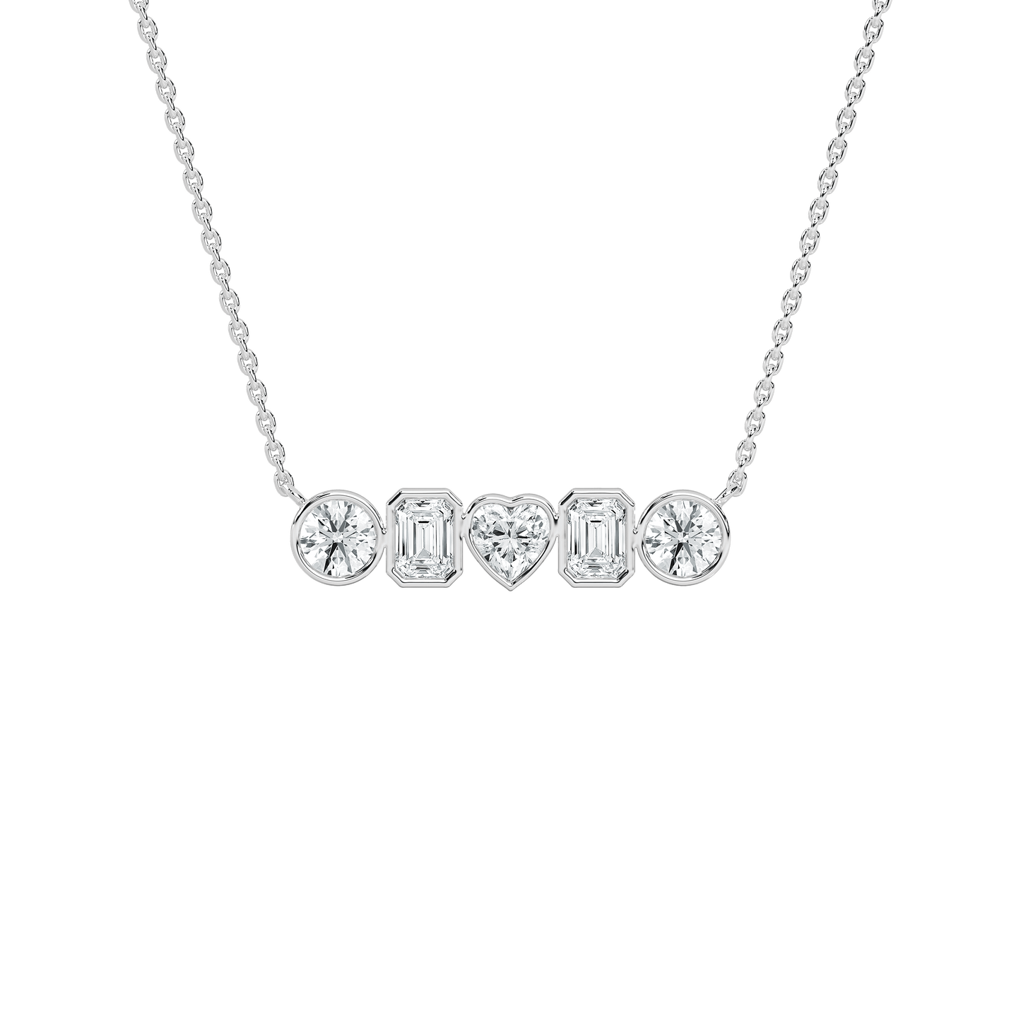 Ciel – Five-Stone Diamond Pendant