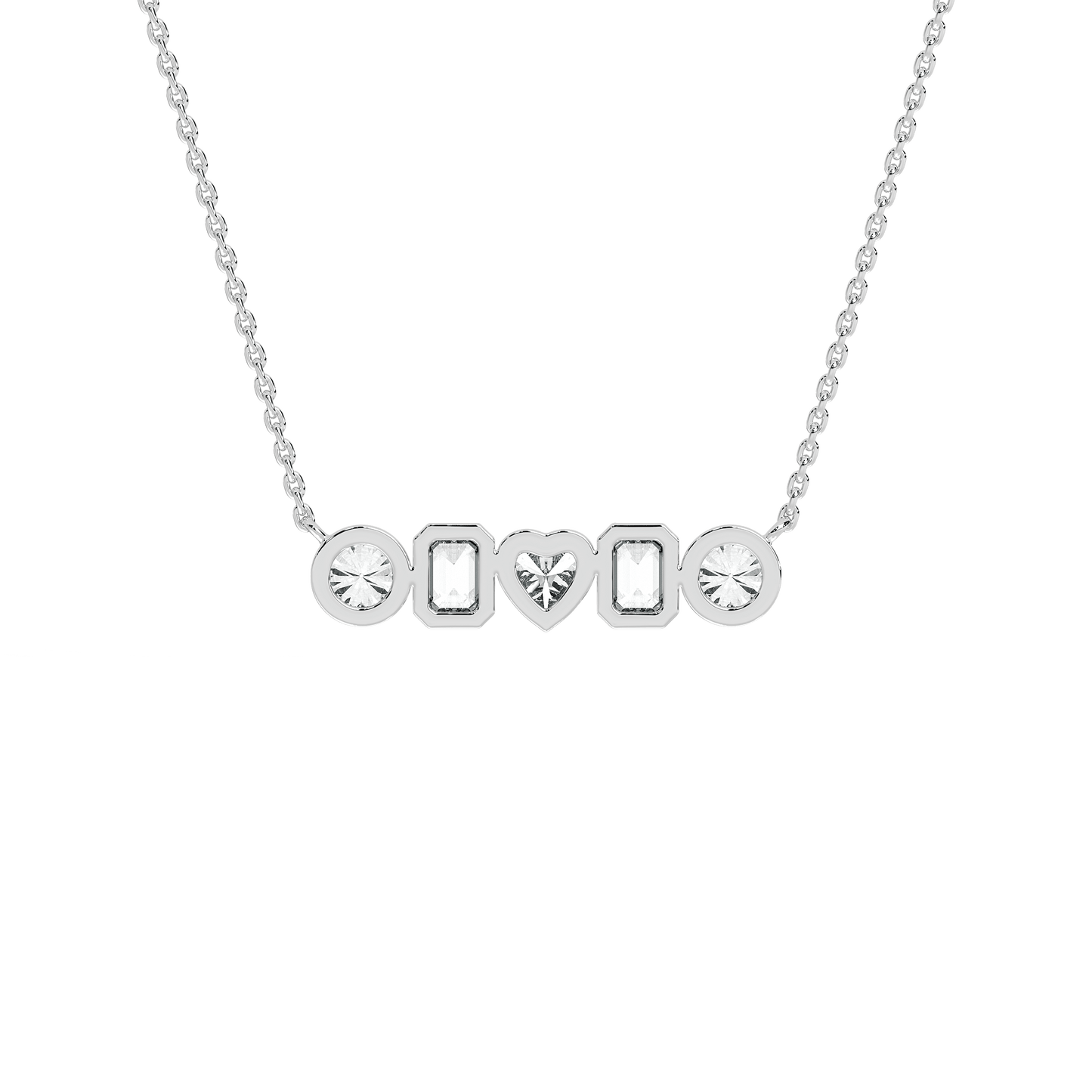 Ciel – Five-Stone Diamond Pendant