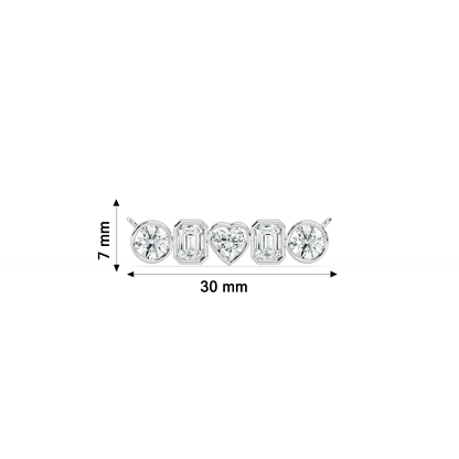 Ciel – Five-Stone Diamond Pendant