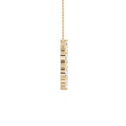 Kira – Round Diamond Circle Pendant