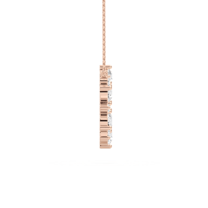 Kira – Round Diamond Circle Pendant